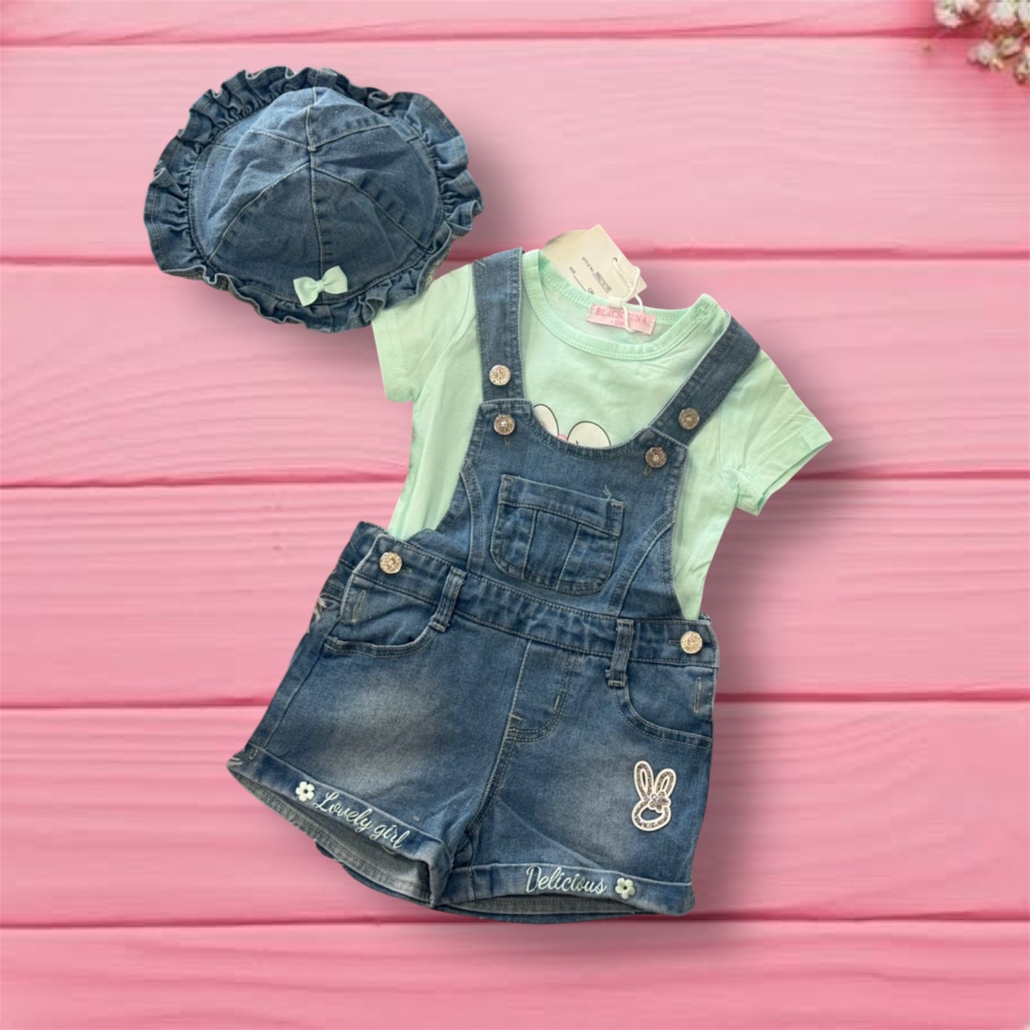 Overol niña 3 Pzs - TI02