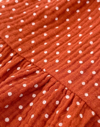 Conjunto Rojo quemado