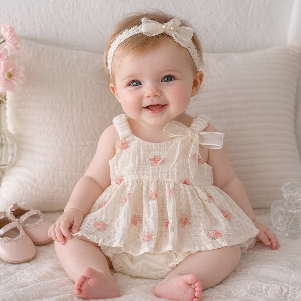 Vestido • Beige Flores