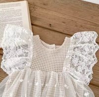 Vestido Tul caqui