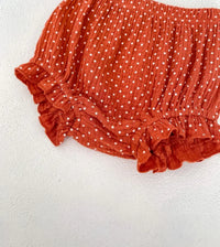 Conjunto Rojo quemado