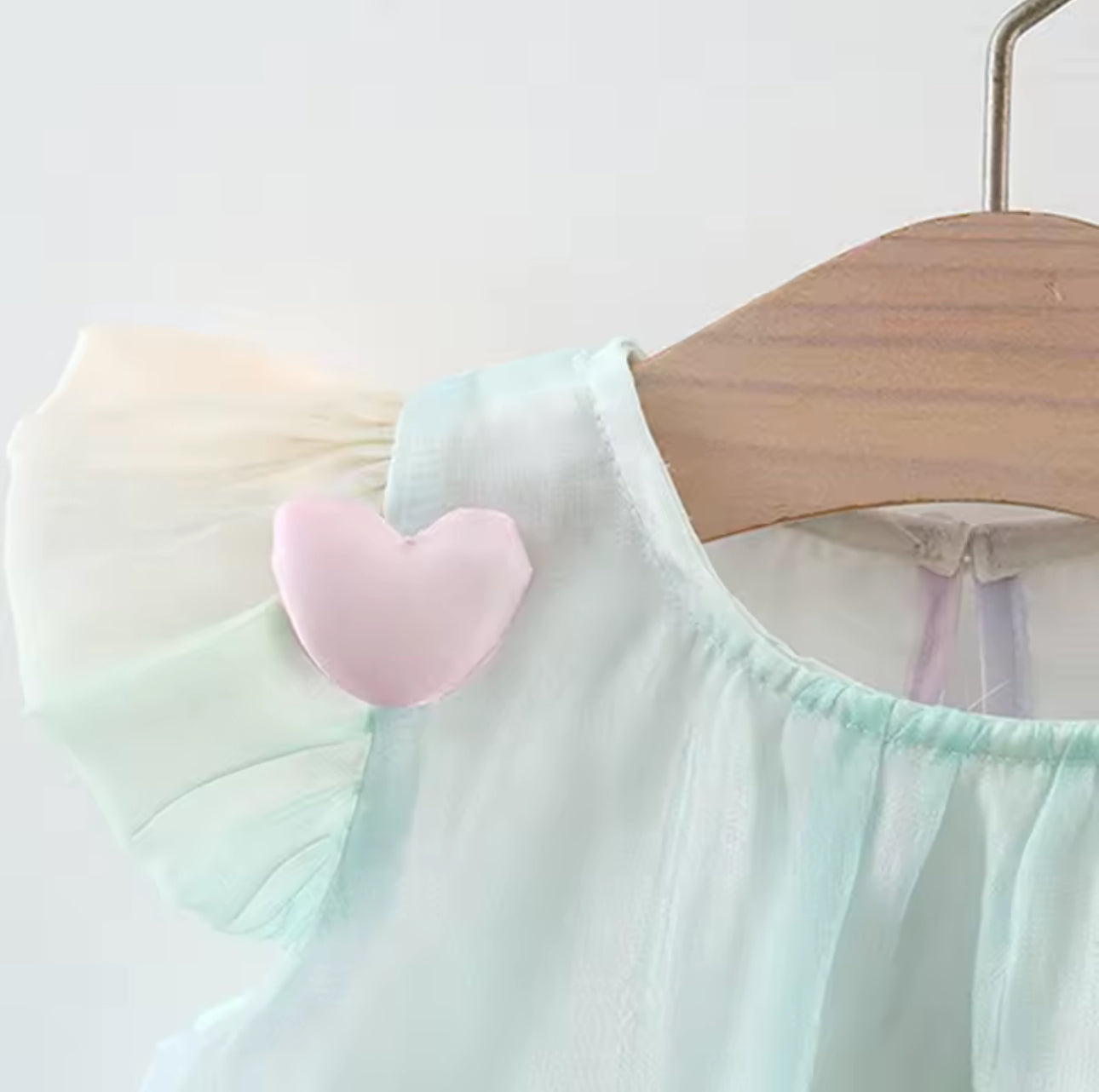 Vestido bebé • corazones 3D