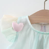Vestido bebé • corazones 3D