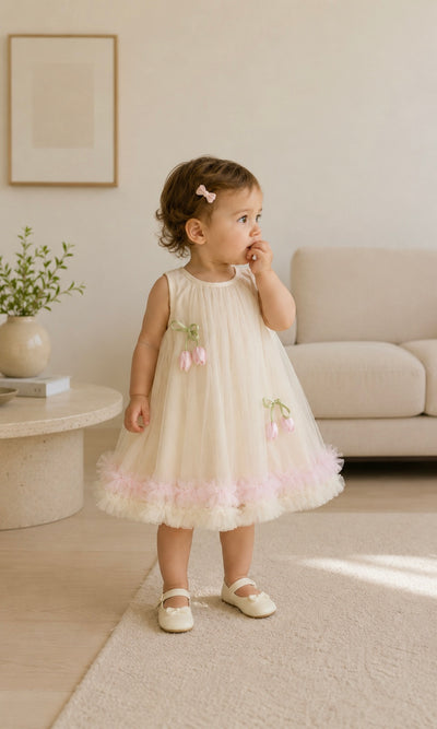 Vestido • Doble tulipán
