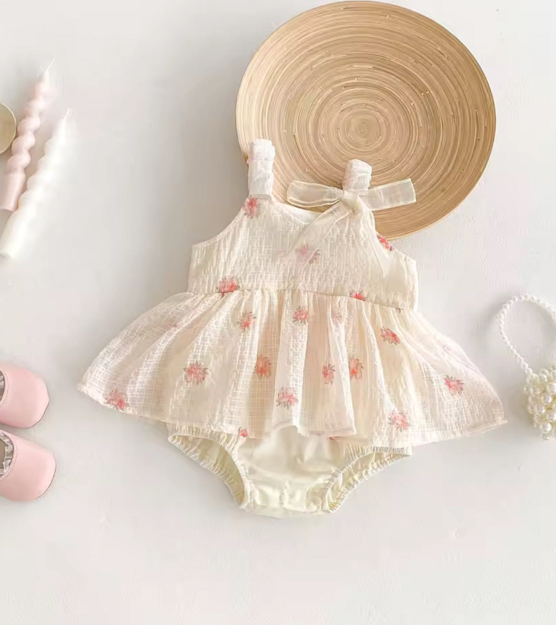 Vestido • Beige Flores