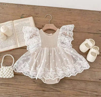 Vestido Tul caqui