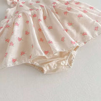 Pelele bebé • Vestido floral