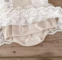 Vestido Tul caqui