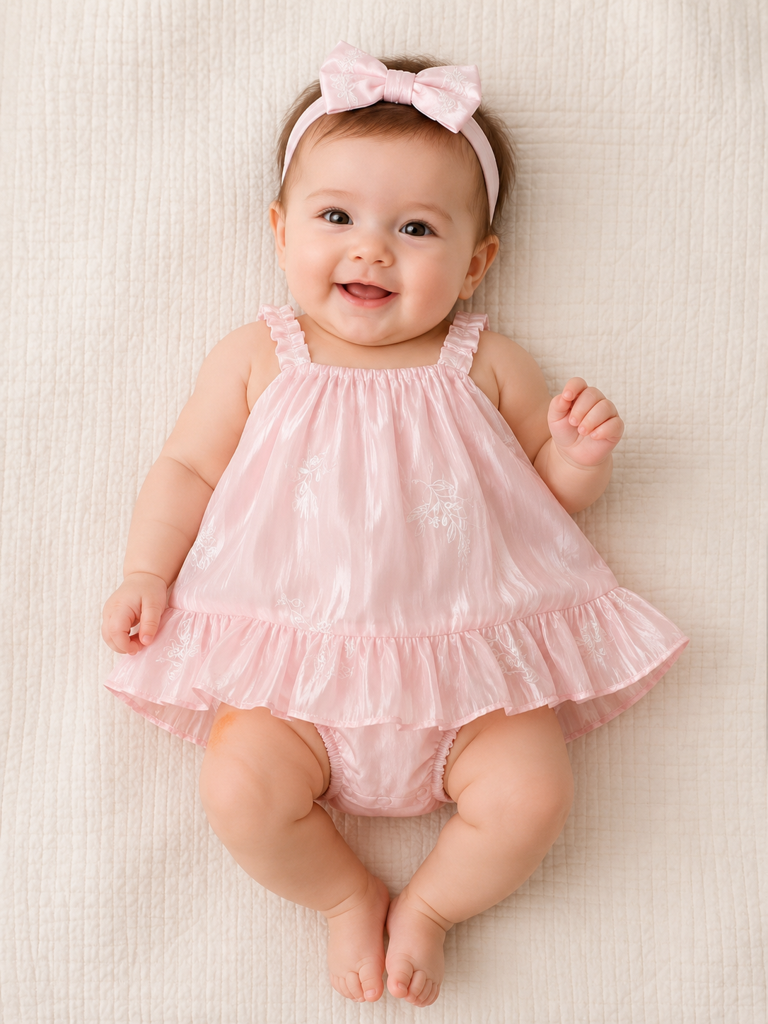 Vestido • Bebé Rosa floral